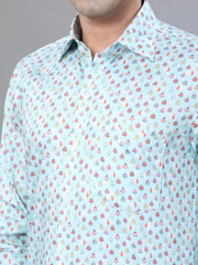Sky Baloon Printed Casual Full Sleeve Shirt For Men With Pocket